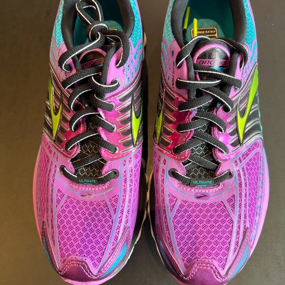 Brand New Brooks Glycerin 12 Size 8 Purple and Turquoise - Picture 3 of 4